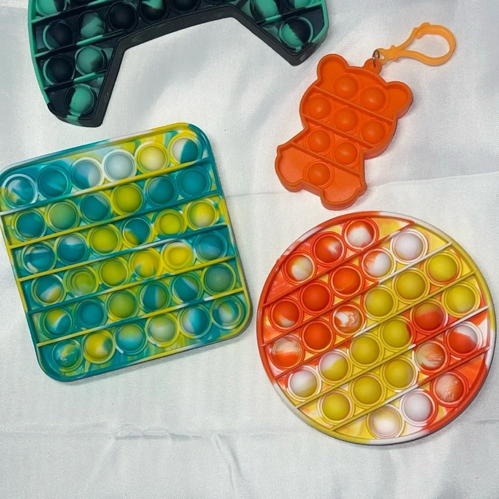 Colorful Pop It Fidget Toy Set